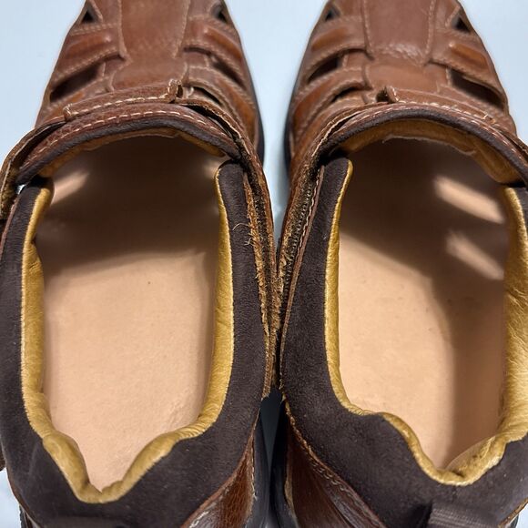 Dr Comfort Fisherman Mens Shoes Brown 9820 Diabetic Leather Sandal 11 main image 7
